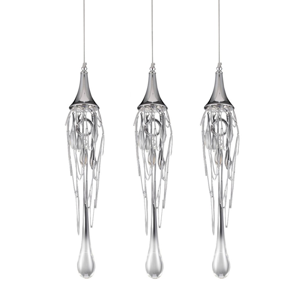 Подвесной светильник Delight Collection P68009L-3 chrome