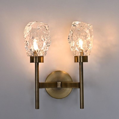 Настенный светильник Delight Collection BRWL7071-02 antique brass