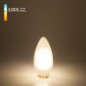 Светодиодная лампа Elektrostandard Свеча BLE1427 9W 4200K E14 (C35 белый матовый)