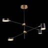 SL1604.432.04 Светильник потолочный ST-Luce Черный, Латунь/Черный LED 4*5W 3000K
