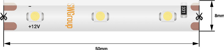 Лента светодиодная SWG SWG360 SWG360-12-4.8-B-65 000050