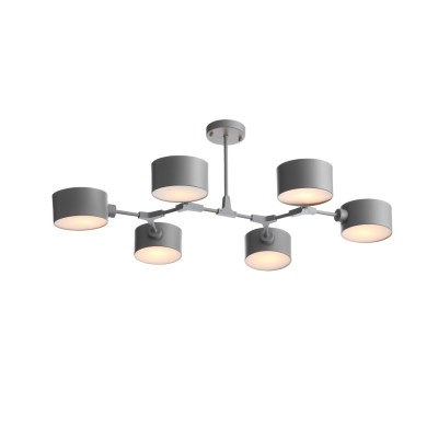 SLE183702-06 Светильник потолочный Серый/Серый E14 6*60W