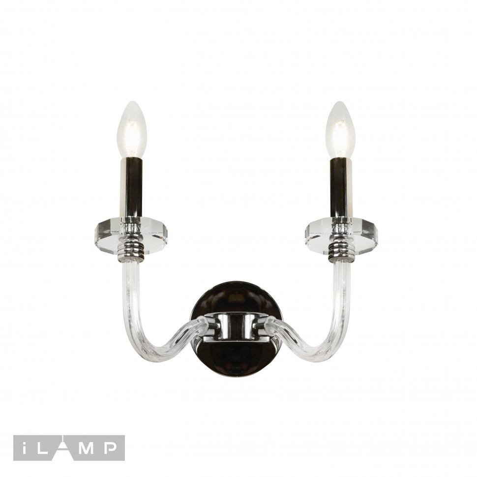 Бра iLamp Vibe W9474-2 Nickel (Уцененный товар)