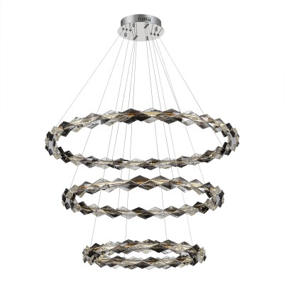 SL6009.103.03 Люстра подвесная ST-Luce Хром/Прозрачно-Дымчатый LED 1*75W 3000K