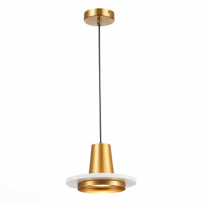 SL1212.203.01 Подвес ST-Luce Латунь/Латунь, Белый LED 1*12W 3000K