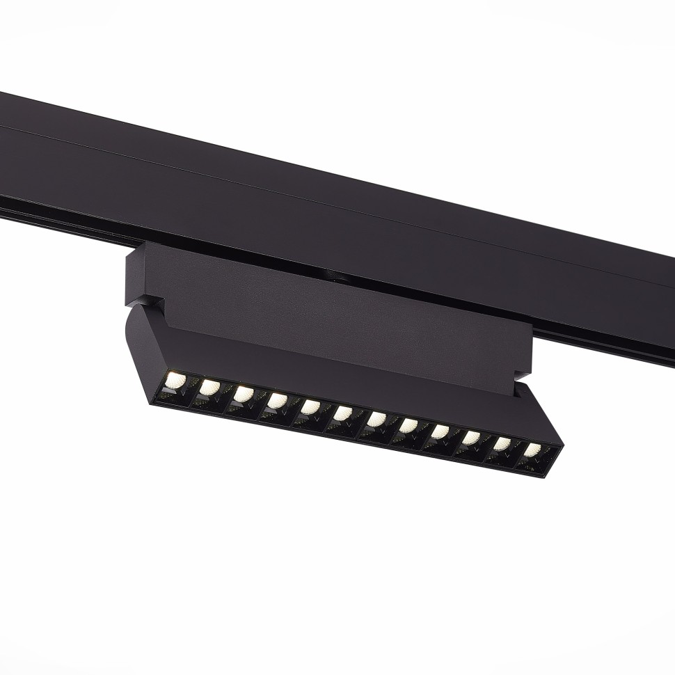 ST362.436.12 Магнитный трековый светильник Черный LED 1*12W 3000K 1 009Lm Ra>80 36° IP20 L219xW22xH134 48V