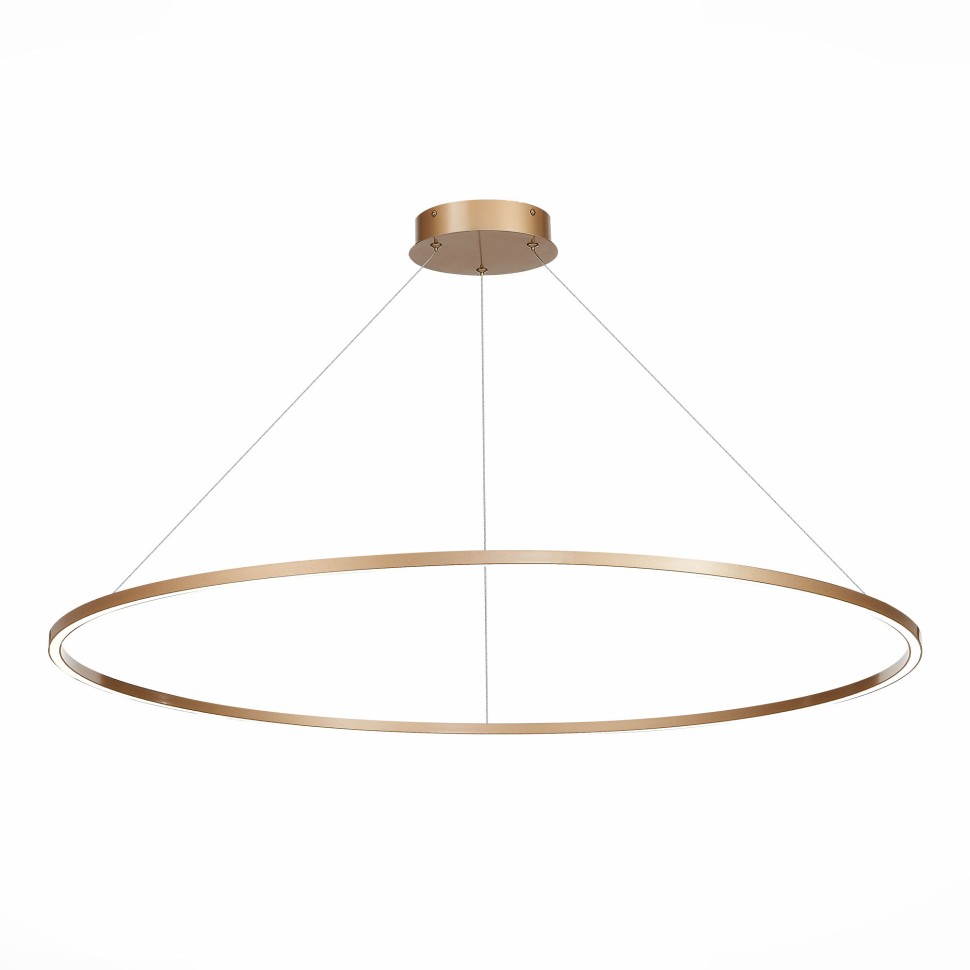 ST605.243.57 Светильник подвесной ST-Luce Золотистый/Белый LED 1*57W 4000K