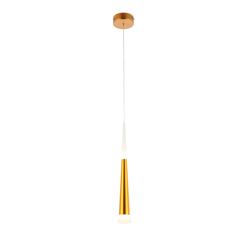 SLE200103-01 Подвес Золотистый/Золотистый, Белый LED 1*7W 3000K