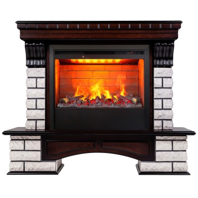 Электрокамин Country Rock 26 AO с очагом 3D Helios 26