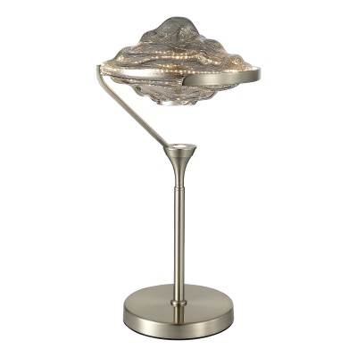 SL6115.104.01 Прикроватная лампа ST-Luce Никель/Дымчато-Серый LED 1*19W 3000K