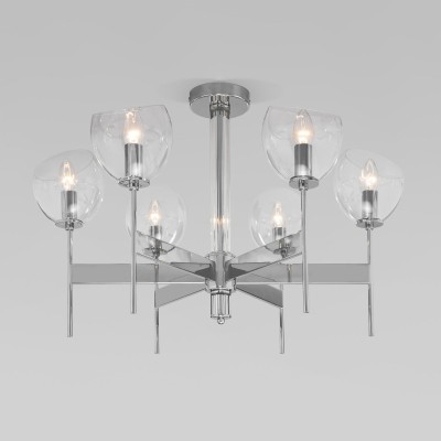 Люстра на штанге Eurosvet 60130/6 хром Smart