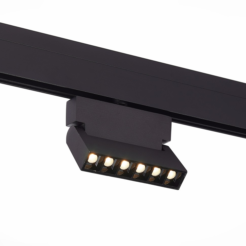 ST362.446.06 Магнитный трековый светильник Черный LED 1*6W 4000K 532Lm Ra>90 36° IP20 L120xW22xH134 48V