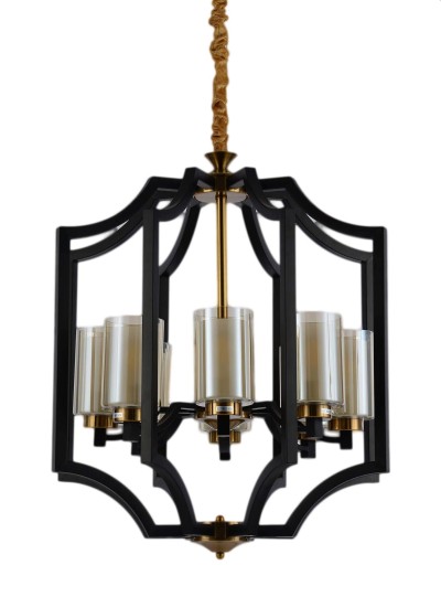 Подвесная люстра Lumina Deco Vigatto LDP 1224-8 BK+MD