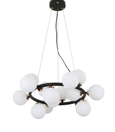Подвесной светильник Lumina Deco Marsiada LDP 6033-15 BK+MD