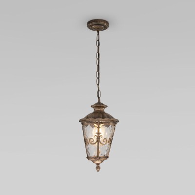 Подвесной уличный светильник Elektrostandard Diadema H (GLYF-8046H) черное золото