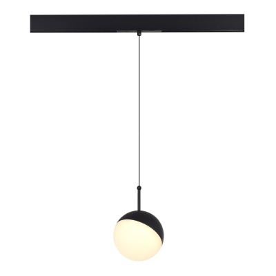 ST681.436.07 Магнитный трековый светильник Черный LED 1*7W 3000K Lm Ra90 120° IP20 D100xH- 48V