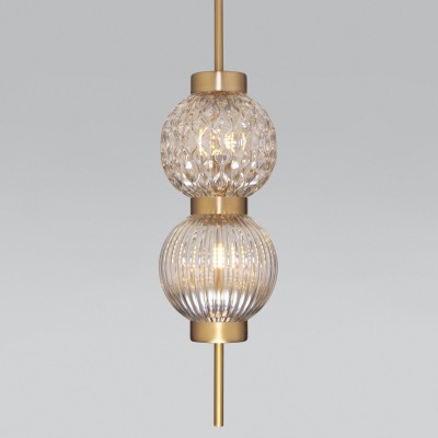 Подвесной светильник Eurosvet 50186/2 латунь