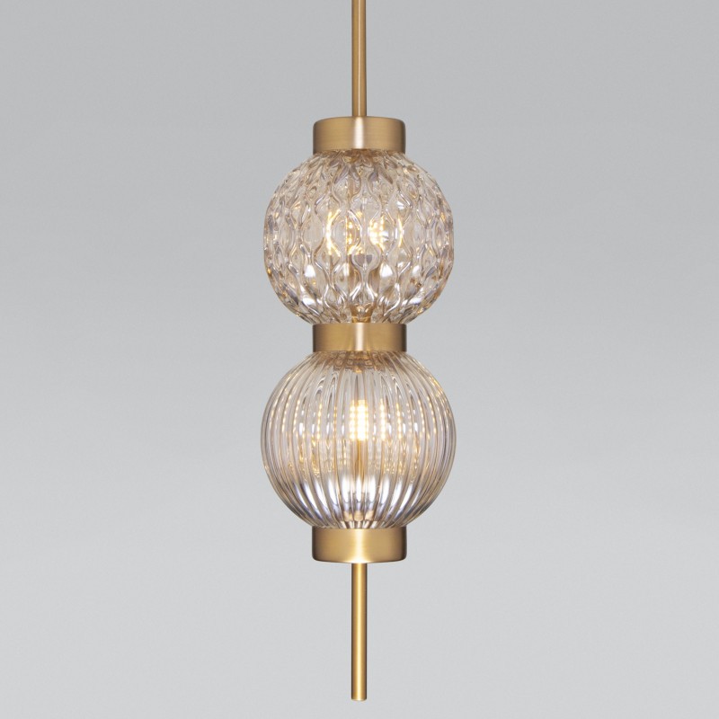 Подвесной светильник Eurosvet 50186/2 латунь