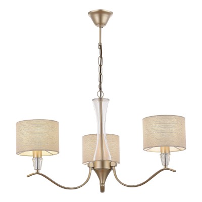 SLE1126-203-03 Светильник подвесной Шампань/Бежевый E14 3*40W