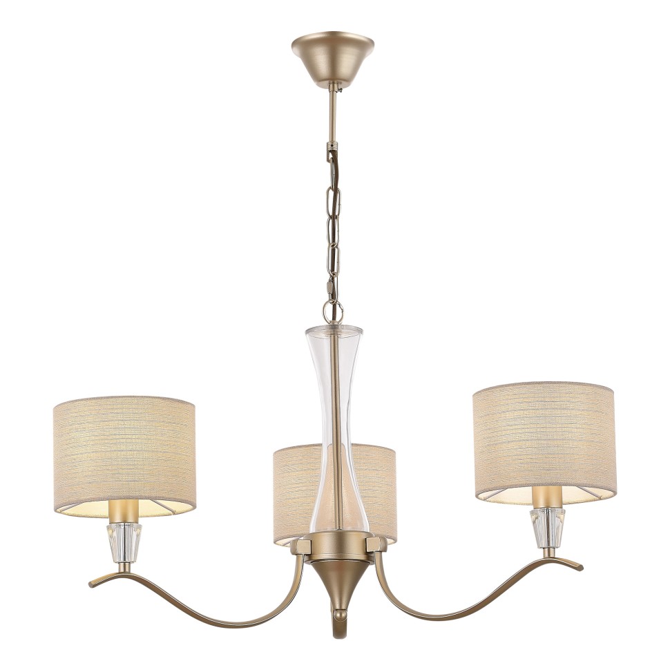 SLE1126-203-03 Светильник подвесной Шампань/Бежевый E14 3*40W