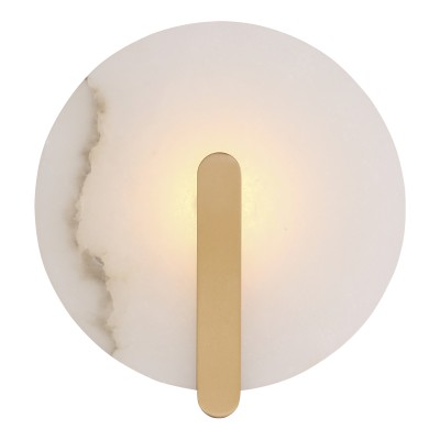 SL1195.301.01 Светильник настенный ST-Luce латунь/алебастр LED 1*5W 3000K