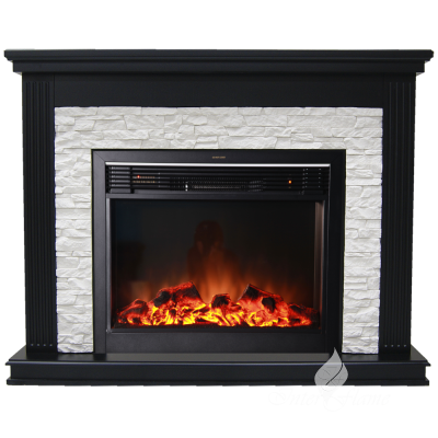 Каминокомплект Inter Flame Сиена Сланец с очагом Jupiter