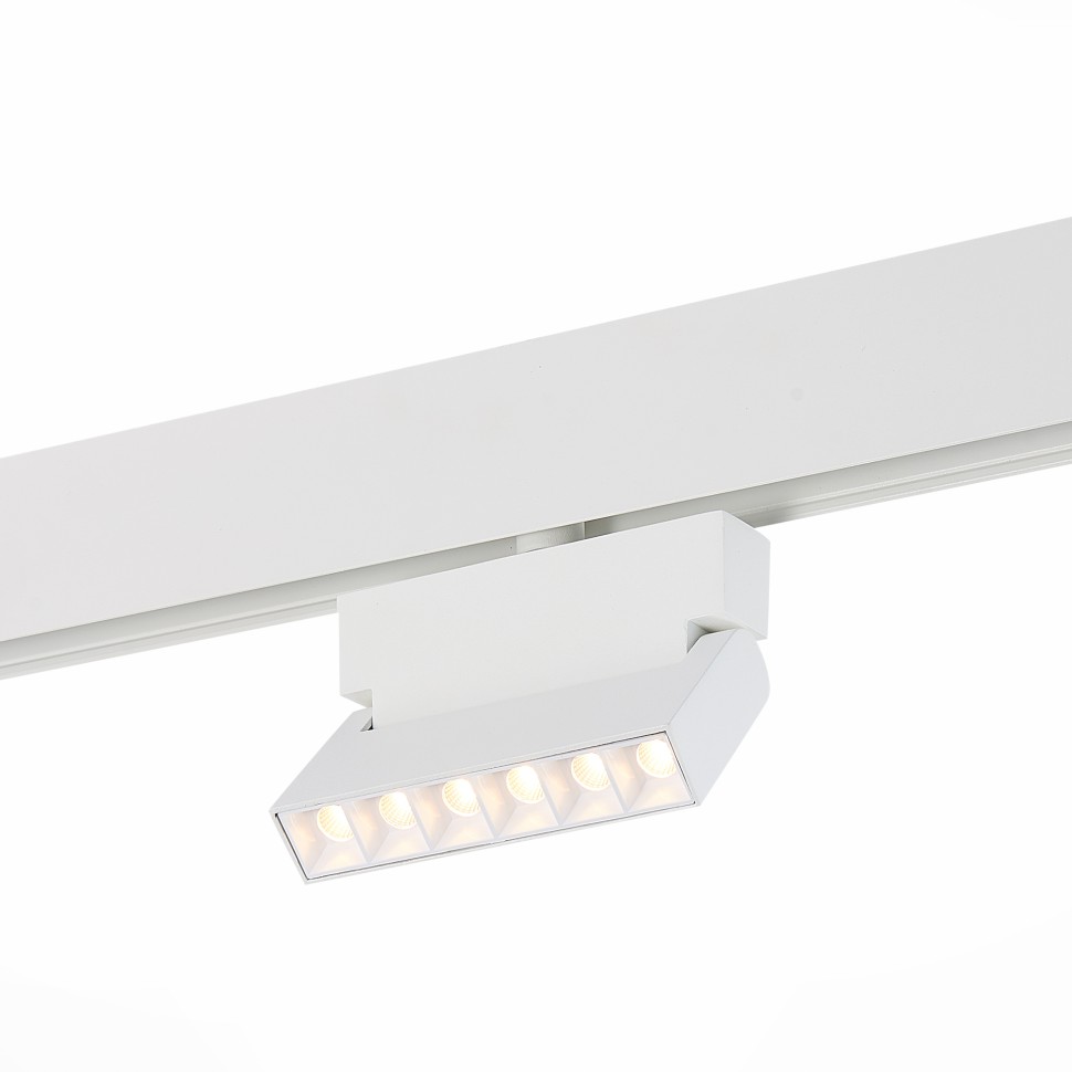 ST362.536.06 Магнитный трековый светильник белый LED 1*6W 3000K 532Lm Ra>80 36° IP20 L120xW22xH134 48V