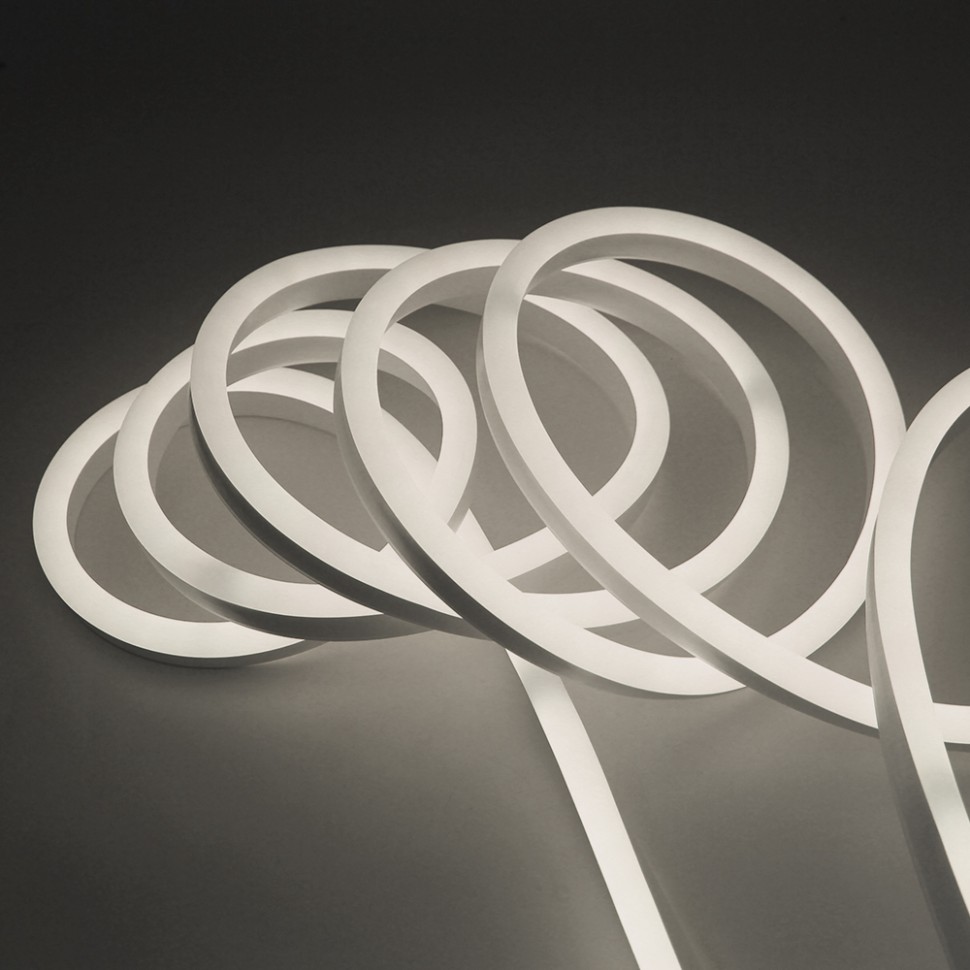 Неоновая лента светодиодная SMD 220В 2835, 120 LED/м, 6 Вт/м, 220В , IP65, Цвет: Нейтральный белый NE-2180-220-6-NW-65 007374