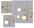 Люстра Delight Collection 10215P/5 brass