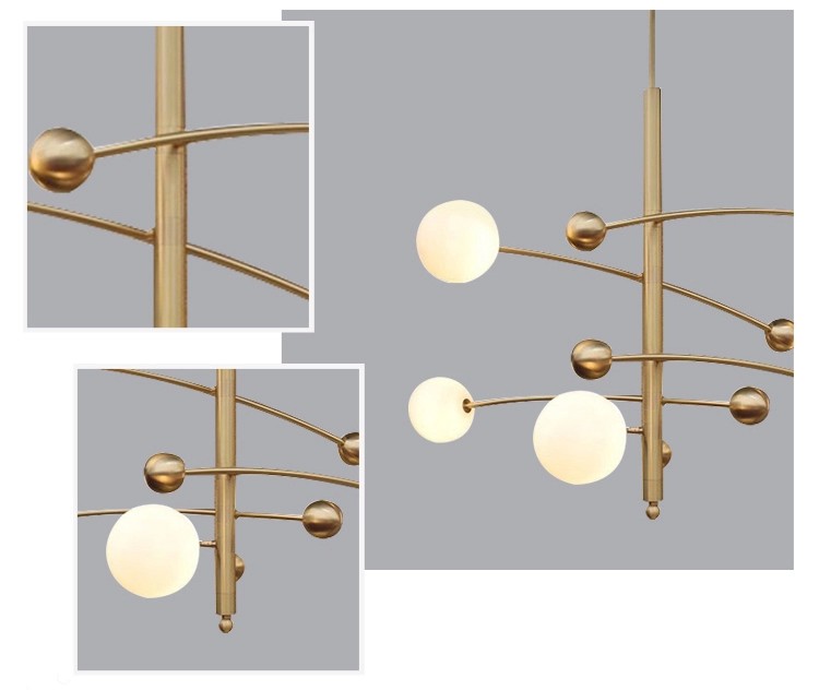 Люстра Delight Collection 10215P/5 brass