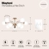 Подвесной светильник Maytoni MOD221PL-10G