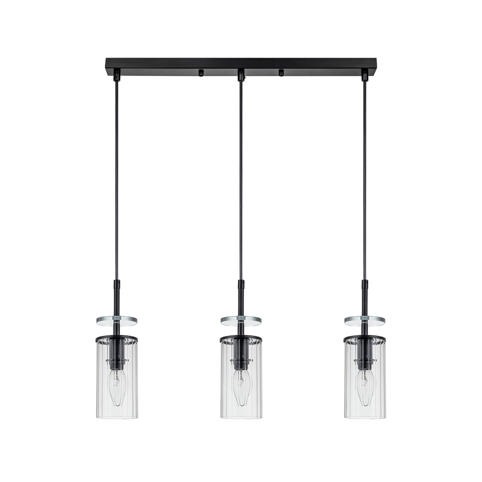 Светильники Подвесные Escada 10191/3S E14*40W Black
