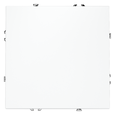 Перекрестный переключатель встраиваемый VOLTUM S70 одноклавишный 10А, (белый матовый)