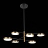 SL1605.413.06 Светильник подвесной ST-Luce Черный/Латунь, Белый LED 6*7,5W 3000K