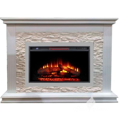 Каминокомплект Inter Flame Сиена Сланец с очагом Foton 26