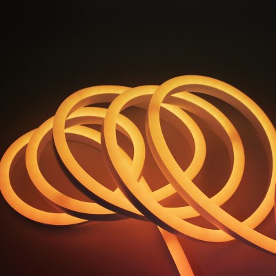 Неоновая лента светодиодная SMD 220В 2835, 120 LED/м, 6 Вт/м, 220В , IP65, Цвет: Оранжевый NE-2180-220-6-O-65 007378