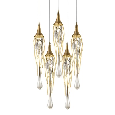Подвесной светильник Delight Collection P68009L-5/R gold