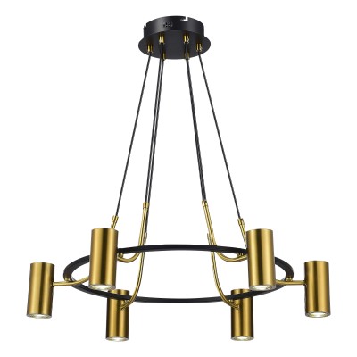 SL1215.403.06 Светильник подвесной ST-Luce Черный, Латунь/Латунь GU10 6*5W 4000K