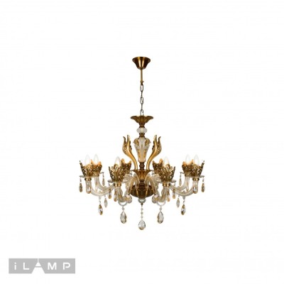 Подвесная люстра iLamp Asia 61078-8 BR (Уцененный товар)