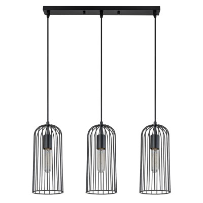 Светильники Подвесные Escada 10198/3S E27*60W Black