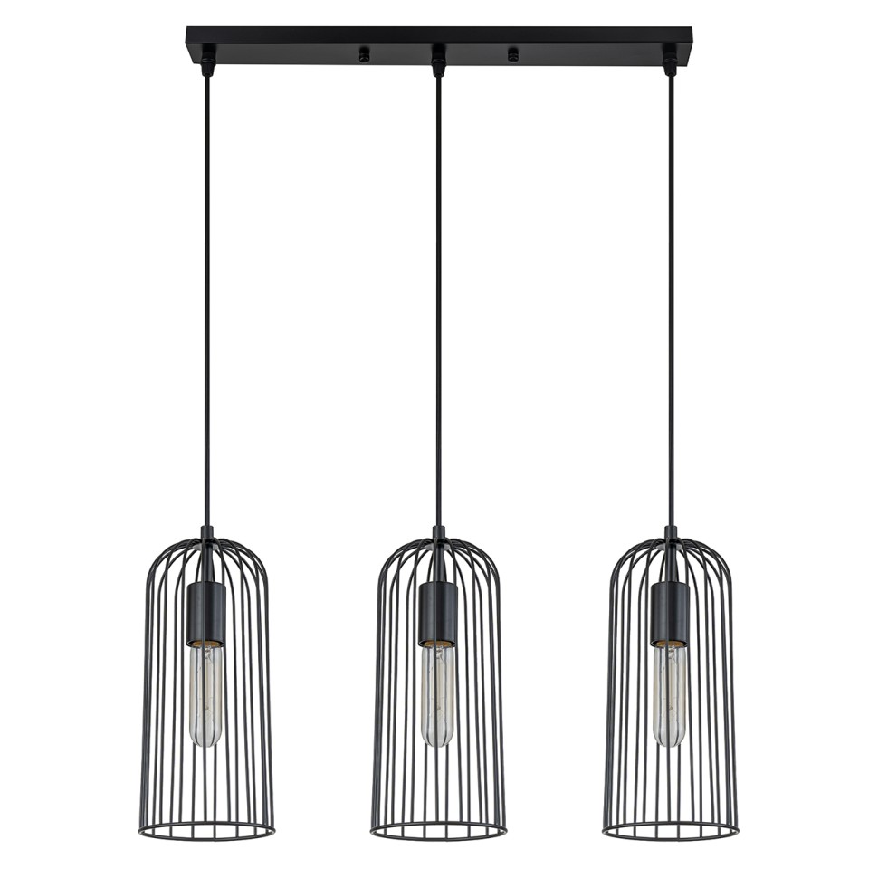 Светильники Подвесные Escada 10198/3S E27*60W Black