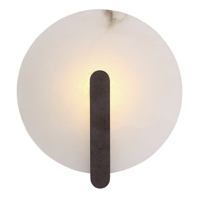 SL1195.701.01 Светильник настенный ST-Luce патинированный металл/алебастр LED 1*5W 3000K