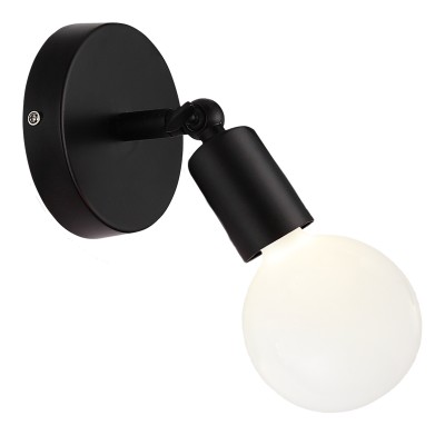 SL419.401.01 Светильник настенный Черный E27 1*60W