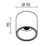 Потолочный светильник Technical C064CL-L12B3K-D