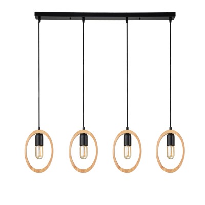 Светильники Подвесные Escada 10196/4 E27*40W Black