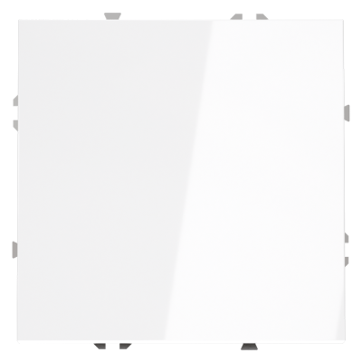 Перекрестный переключатель встраиваемый VOLTUM S70 одноклавишный 10А, (белый глянцевый)