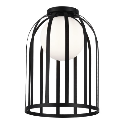 SL6129.402.01 Светильник потолочный ST-Luce Черный/Белый E27 1*60W