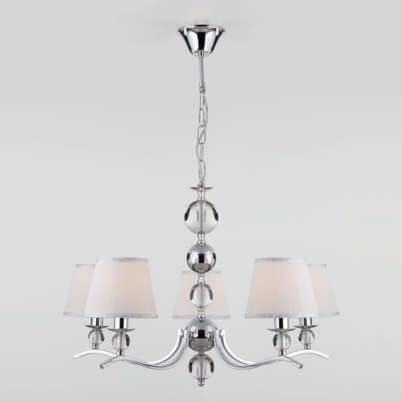 Подвесная люстра Eurosvet 60097/5 хром