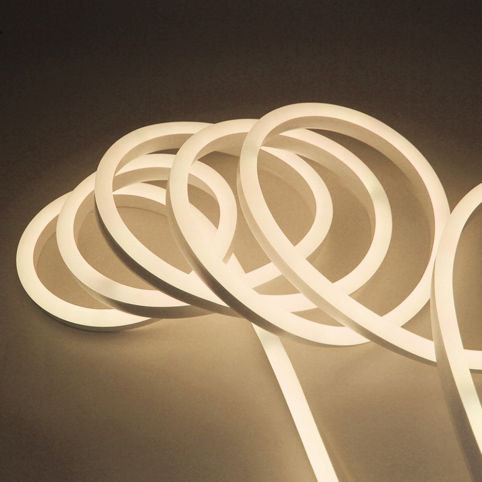 Неоновая лента светодиодная SMD 220В 2835, 120 LED/м, 6 Вт/м, 220В , IP65, Цвет: Теплый белый NE-2180-220-6-WW-65 007373