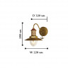 Настенный светильник Favourite 1216-1W